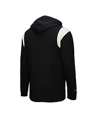Mitchell & Ness Men's Black Texas Longhorns Thermal Lightweight Pullover Hoodie