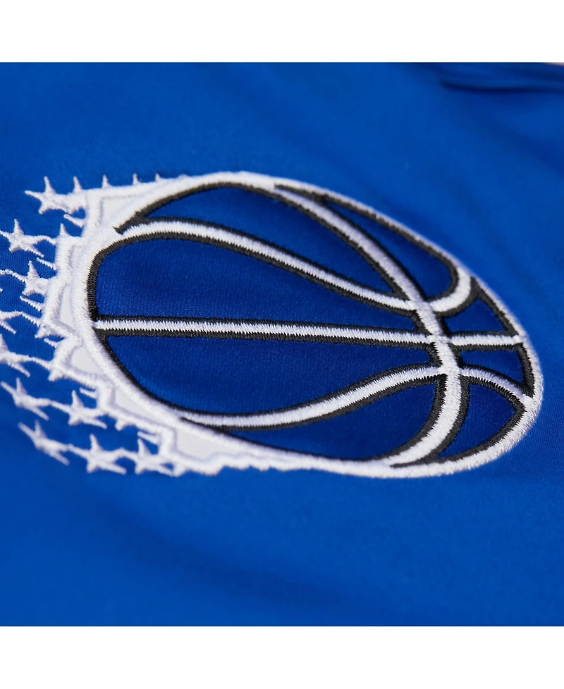Mitchell & Ness Men's and Women's Blue Orlando Magic Vintage Team Origins Satin Full-Snap Jacket
