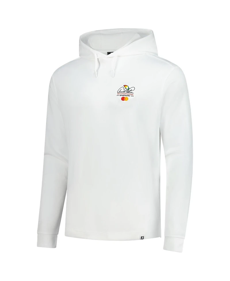 FootJoy Men's White Arnold Palmer Invitational Lightweight Pullover Hoodie