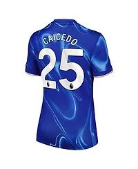 Nike Women's Moises Caicedo Blue Chelsea 2024/25 Home Replica Player Jersey