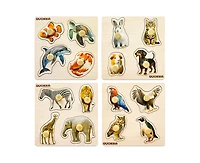 Quokka Wooden Puzzles for Toddlers 1-3 – Pegged Puzzles for Kids