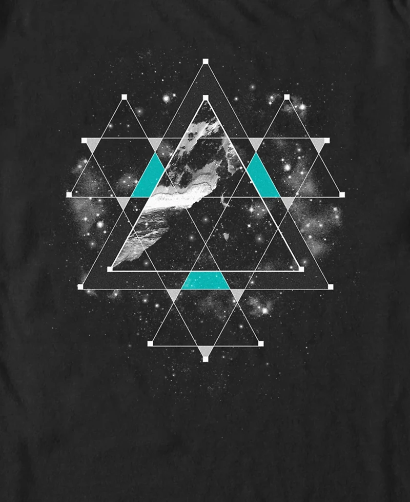 Design By Humans Men's Time Space Short Sleeve T-Shirt