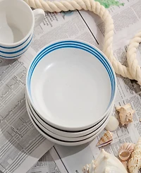 Certified International Dockside 4-Pc. Soup Bowls, Service For 4