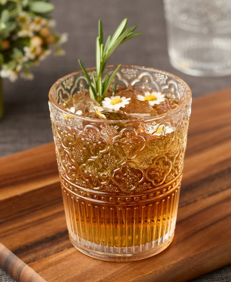 Certified International Victoria Acrylic Double Old Fashioned Glasses