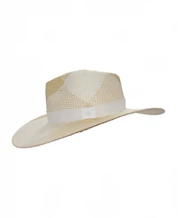 Lauren Ralph Lauren Plaid Weave Fedora Hat