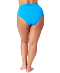 Anne Cole Plus High-Waist Bikini Bottoms
