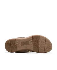 Clarks Women's April Raelyn Slip On Flat Sandals