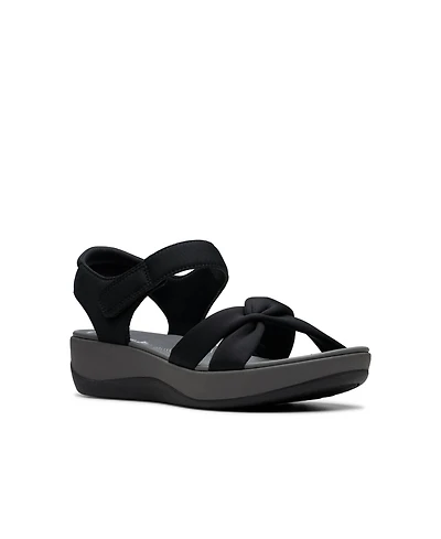 Clarks Women's Arla Daisy Slip On Flat Sandals