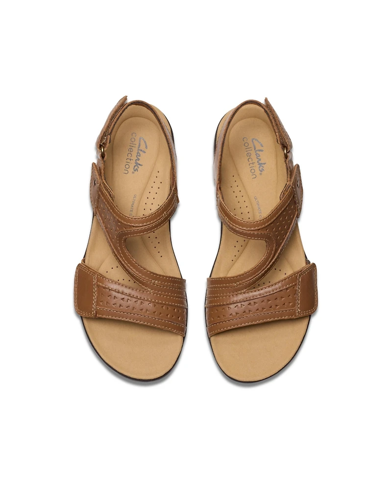Clarks Women's Laurieann Faye Slip On Flat Sandals