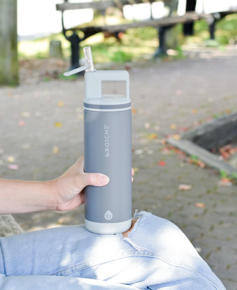 Grosche Alpine Flip 'N Sip Insulated, Leakproof Water Bottle, 20 oz.