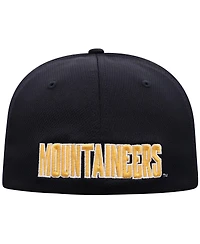 Top of the World Men's Black Appalachian State Mountaineers Reflex Flex Hat