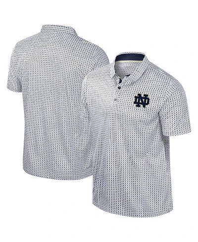 Colosseum Men's Navy Notre Dame Fighting Irish Big Tall Marty Rival Polo Shirt