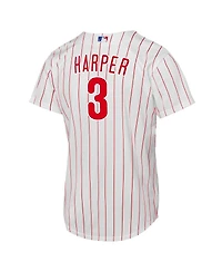 Nike Big Boys and Girls Bryce Harper White Philadelphia Phillies Home Replica Player Jersey