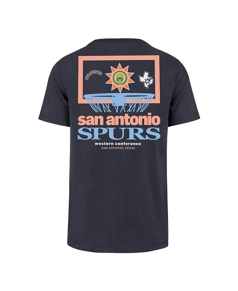 '47 Brand Men's Navy San Antonio Spurs City Edition Backboard T-Shirt