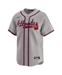 Nike Men's Gray Atlanta Braves Away Limited Jersey