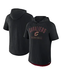 Fanatics Men's Black Cleveland Cavaliers Pass Legend Hooded T-Shirt