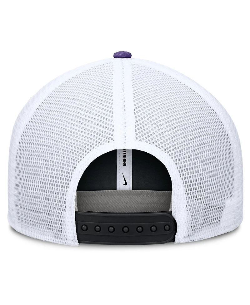 Nike Men's Black/Purple Colorado Rockies Pro Trucker Snapback Hat