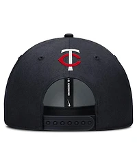 Nike Men's Navy Minnesota Twins Rise Gaberdine Adjustable Hat