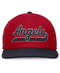 Nike Men's Red/Navy Los Angeles Angels Pro Performance Snapback Hat