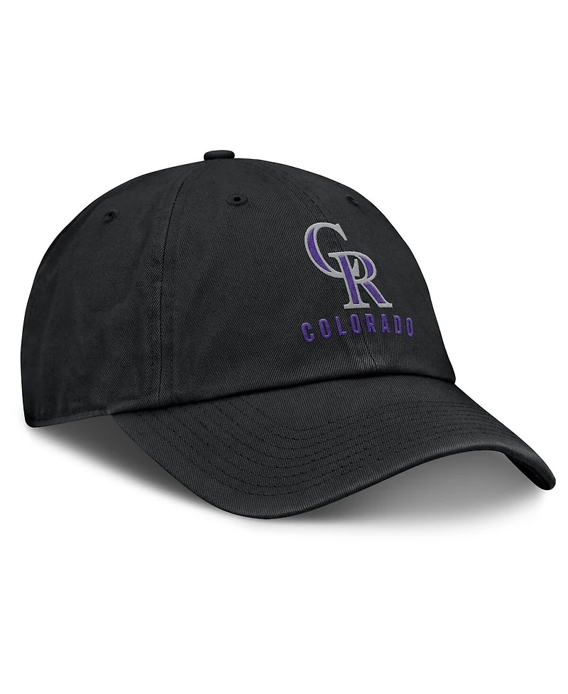 Nike Women's Black Colorado Rockies Club Adjustable Hat