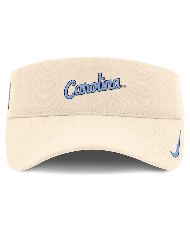 Nike Men's Natural North Carolina Tar Heels Primetime Ace Adjustable Visor Hat