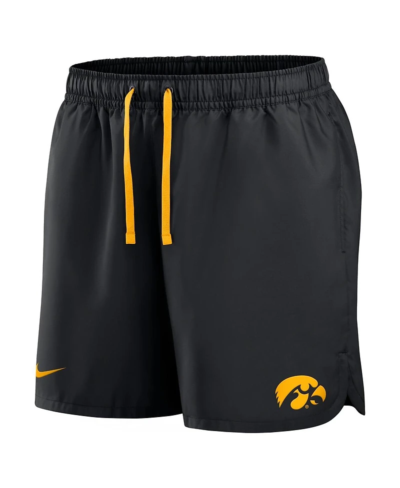 Nike Men's Black Iowa Hawkeyes Spring Break Flow Shorts