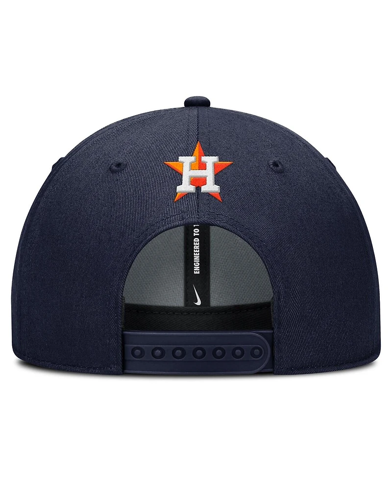 Nike Men's Navy Houston Astros Rise Gaberdine Adjustable Hat