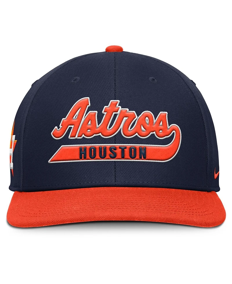 Nike Men's Navy/Orange Houston Astros Pro Performance Snapback Hat