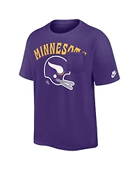 Nike Men's Purple Minnesota Vikings Rewind Heavy Max 90 Pocket T-Shirt