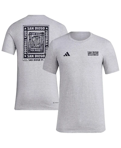 Adidas Men's Gray San Diego Fc Local Wrap T-Shirt