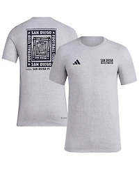 Adidas Men's Gray San Diego Fc Local Wrap T-Shirt