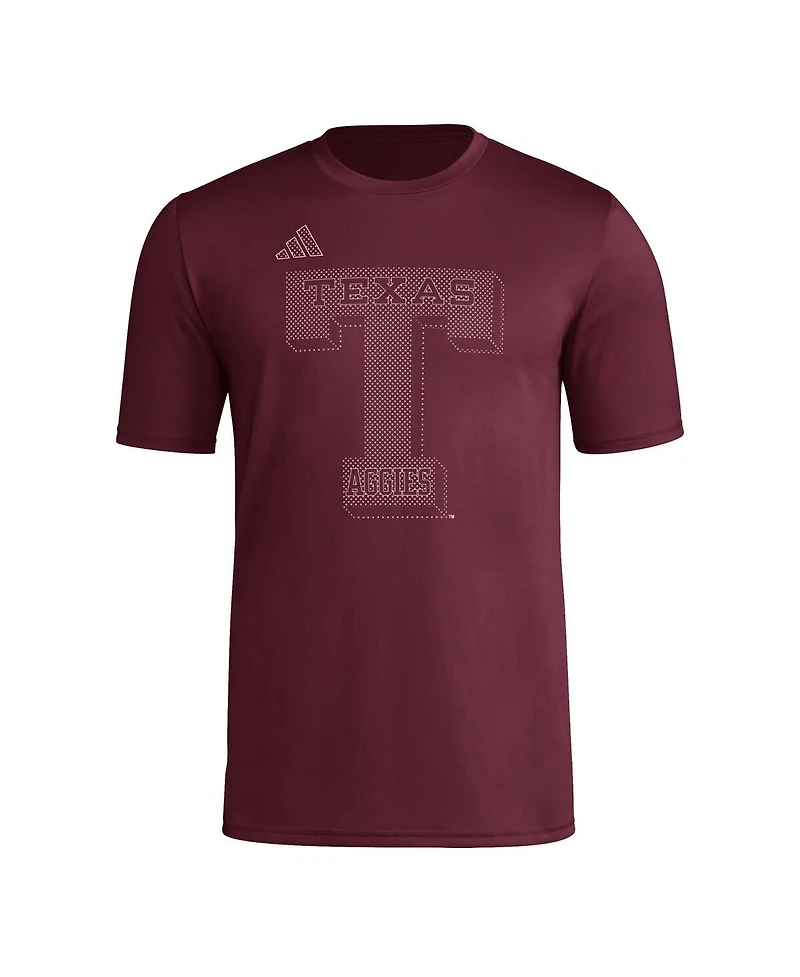 Adidas Men's Maroon Texas A M Aggies Locker Local Impression T-Shirt