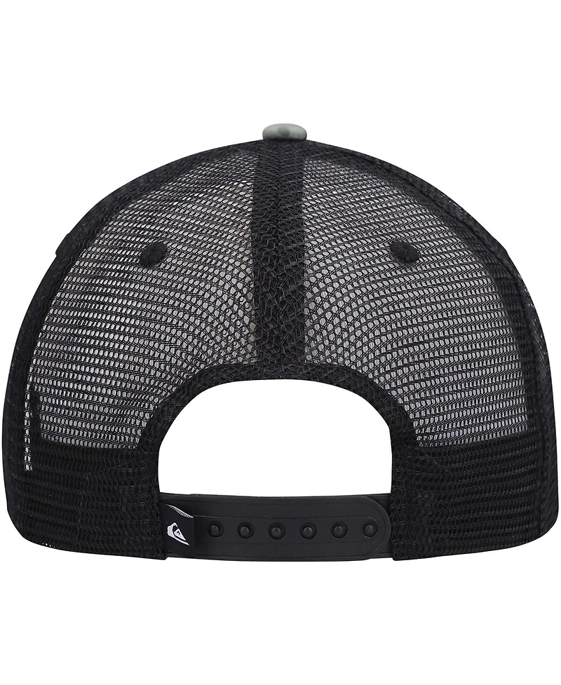 Quiksilver Men's Camo Pidgeon Chicken Trucker Snapback Hat