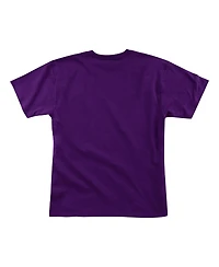 Mitchell & Ness Men's Purple Los Angeles Lakers Hardwood Classics Big Face 2. 0 T-Shirt