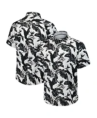 Tommy Bahama Men's Black Philadelphia Eagles Sunnyvale Blooms Camp Button-Up Shirt