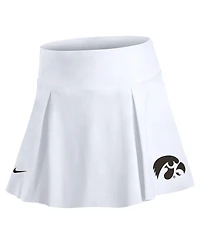 Nike Women's White Iowa Hawkeyes Tennis Skirt with Shorts