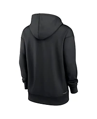 Nike Women's Black Miami Marlins Authentic Collection Performance Pullover Hoodie