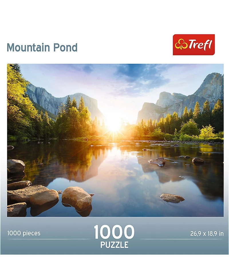 Trefl Red 1000 Piece Puzzle - Mountain Pond