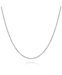 Bling Jewelry 150 Gauge .925 Sterling Silver Sparkle Ball Shot Bead Chain Necklace 16 18 20 24 Inch