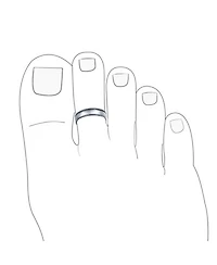 Bling Jewelry Mid Finger Braided Bali Midi Toe Ring or Pinky Ring Oxidized .925 Silver Sterling Adjustable