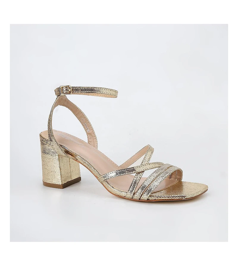 Berness Women's Havana Strappy Block Heeled Sandals