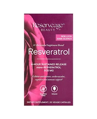 Reserveage Beauty Resveratrol -Resveratrol 500 mg