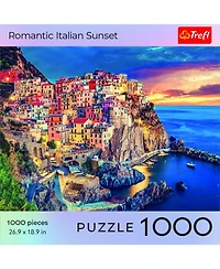 Trefl Red 1000 Piece Puzzle - Romantic Italian Sunset