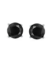 Bling Jewelry Cubic Zirconia Stud Earrings Screwback Gold Plated Sterling Silver