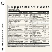 Codeage Methylated Multivitamin Supplement - B-Vitamin, Vitamins A, C, D, E, K2, B12 Methylcobalamin - L-Methylfolate
