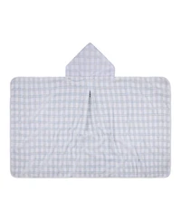 MeMoi Boys Cozy Plaid Hooded Cotton-Lined Terry Towel