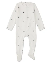 MeMoi Baby Boys "Little Sailboats" Rich Footie