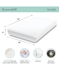 The Peanutshell Ocean Girl Microfiber 4 Pack Crib Sheets