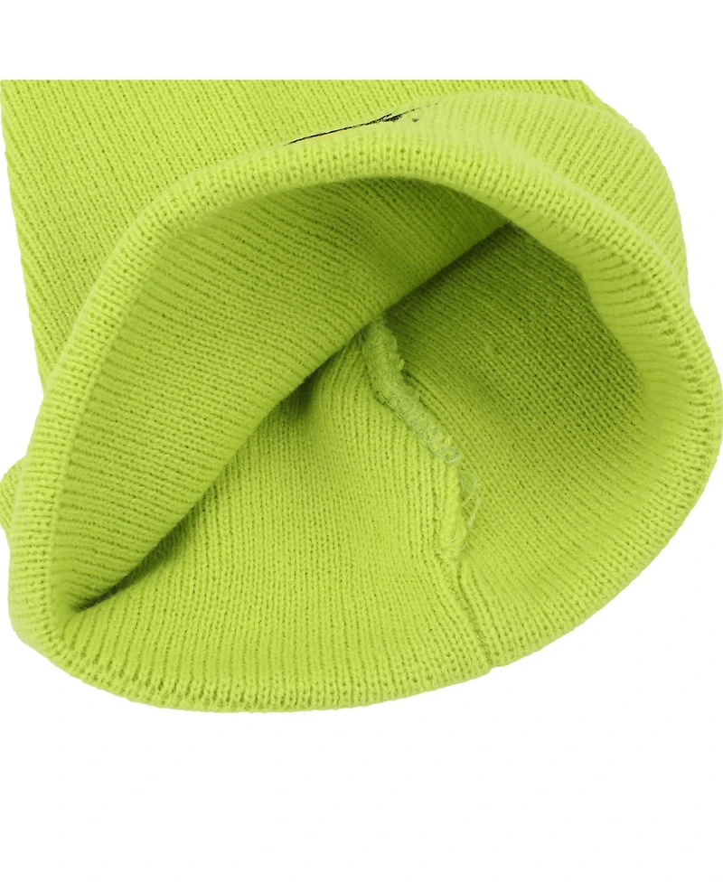 The Grinch Men's Eyes Green Knit Santa Cap