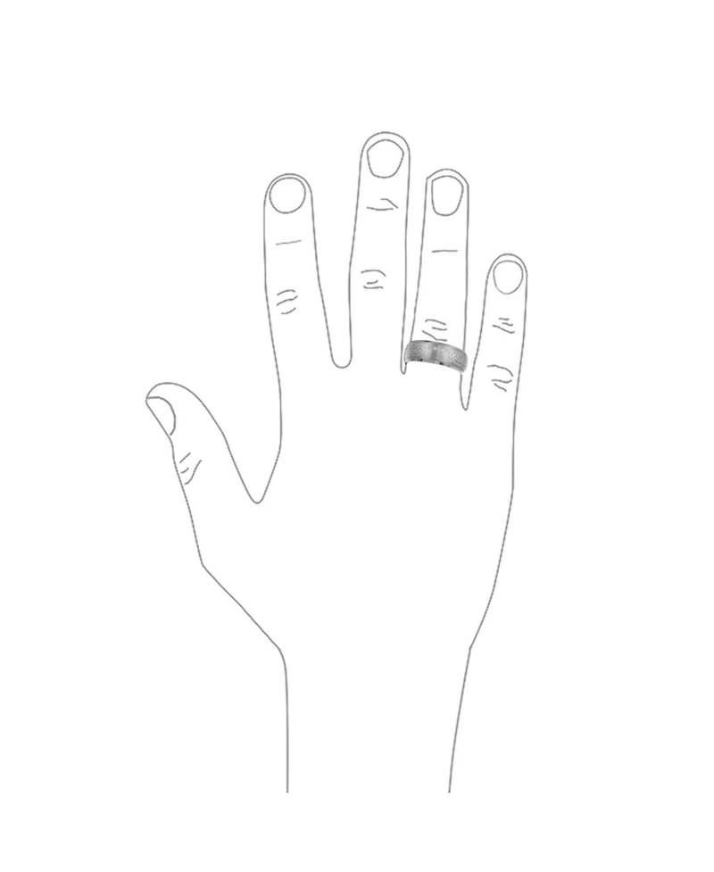 Bling Jewelry Couples Irish Viking Celtic Infinity Etched Knot Maltase Cross Eternity Band Rings Titanium Wide Matte Silver Tone 8MM